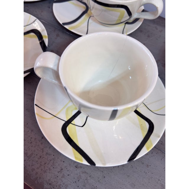 Ceramic 1960s Mid-Century Modern Redwing Handmade Ceramic China - “Smart Set” 52pc. Set 8pc. Place Setting W/Extras For Sale - Image 7 of 12