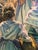 20th Scene of This Time, Sea, Spanish Oil on Canvas, Gonzalez Alacreu For Sale In Miami - Image 6 of 9