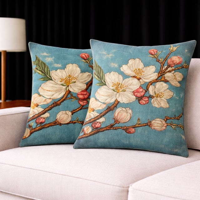 Exquisite Luxury Arts & Crafts Sofa Cushions – 1920s Design Cushion Cover Only For Sale - Image 4 of 4