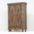 Rustic Rustic Farmhouse Folk Art Painted Bridal Cabinet, 1827 For Sale - Image 3 of 17