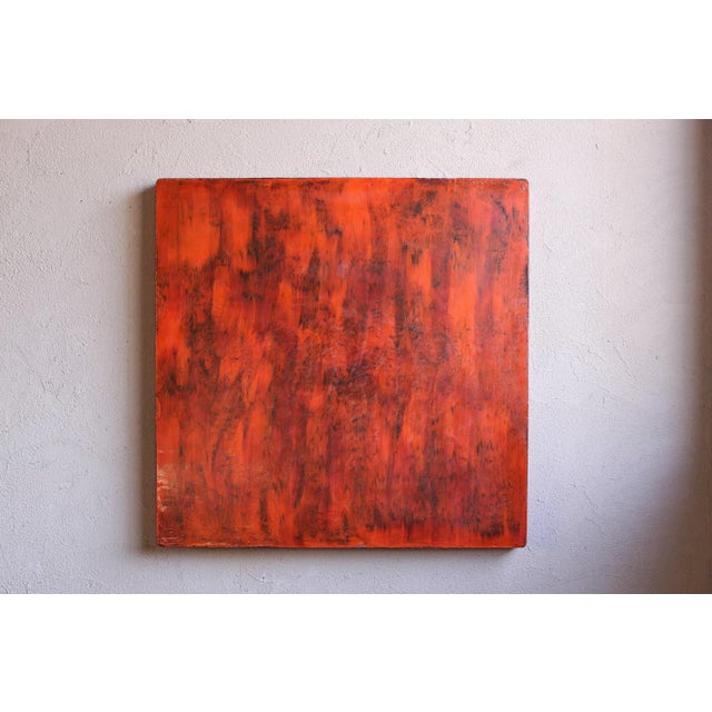 Mid 20th Century Mid 20th Century Japanese Lacquered Board For Sale - Image 5 of 12