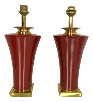 Model Chasteliere Table Lamps from Maison Le Dauphin, France, 1970s, Set of 2