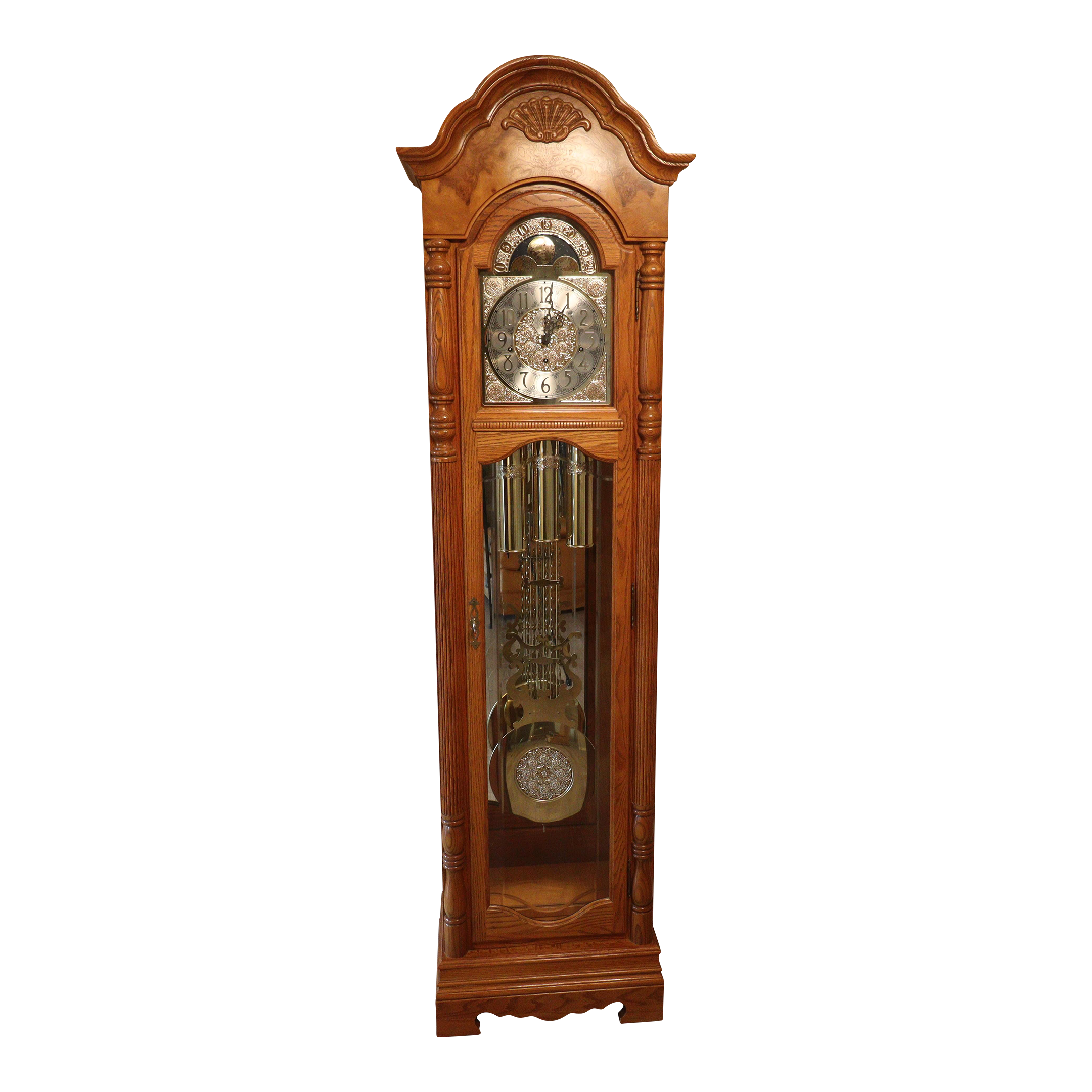 【中古】 Hands of Time RickLeichman Late 20th Century Howard Miller “Richmond” Grandfather Clock