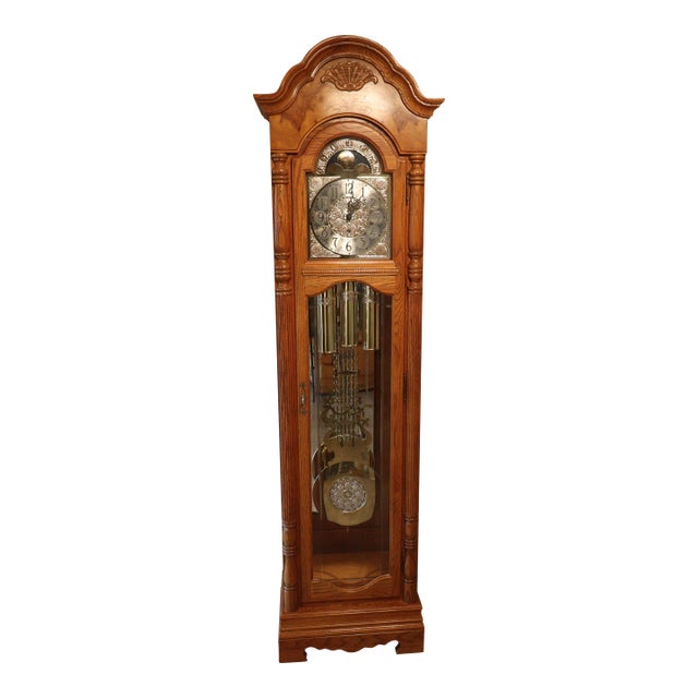 Late 20th Century Howard Miller “Richmond” Grandfather Clock — Model 610-796 For Sale