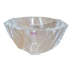 Orrefors of Sweden Olle Alberius Crystal Glass Bowl