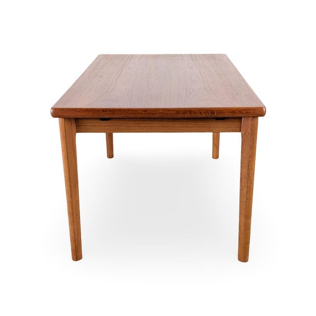 Wood Mid-Century Teak Extendable Dining Table by Grete Jalk for Glostrup For Sale - Image 7 of 9