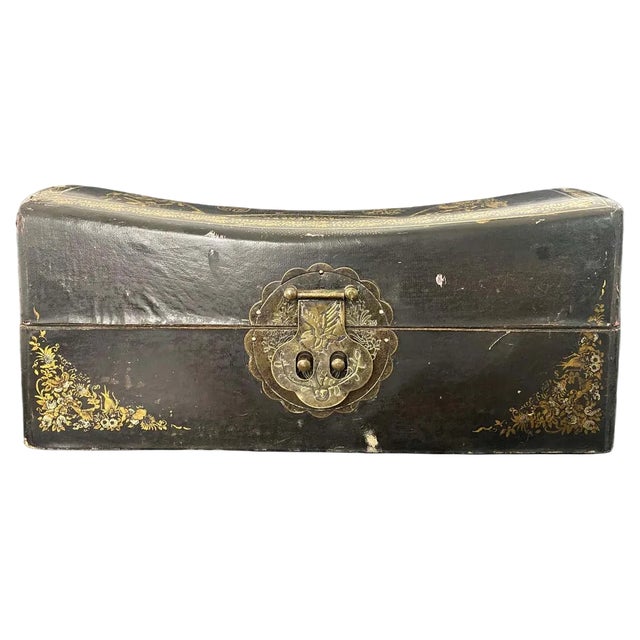 Antique Japanese Pillow Box For Sale