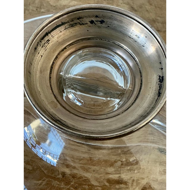 Vintage Regency Art Glass Bowl For Sale In West Palm - Image 6 of 7