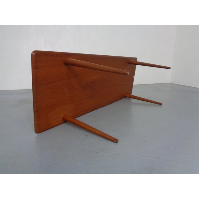 Teak Coffee Table by Peter Hvidt & Orla Mølgaard-Nielsen for Cado, Denmark, 1960s For Sale - Image 9 of 14