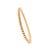 Ladies 14k Yellow Gold Flexible Beads Link Bracelet For Sale - Image 4 of 8