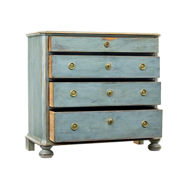 Antique Gustavian Chest of Drawers, 1880 For Sale - Image 6 of 8