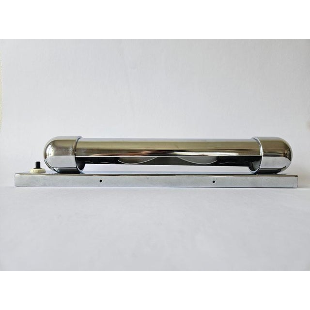 1930s Art Deco Bauhaus Functionalism Chrome Wall Lamp, 1930s For Sale - Image 5 of 18