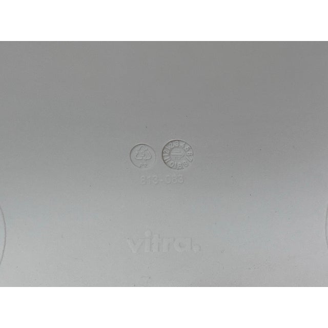 Verner Panton for Vitra White Panton Chairs, Set of Six For Sale - Image 11 of 12