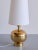 Mid-Century Modern Swedish Modern Brass Table Lamp by Aneta Lighting, Växjö, Sweden, 1970s For Sale - Image 3 of 12