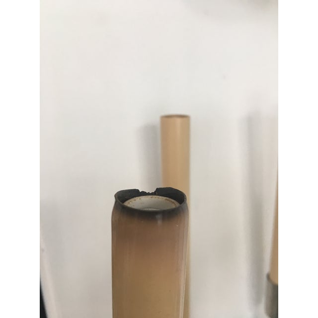 Brass and Chrome French Two-Tone Sconces- a Pair For Sale - Image 4 of 13