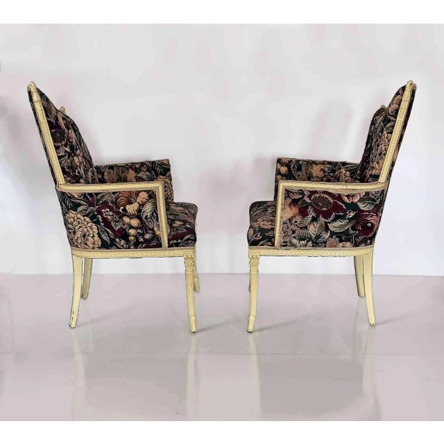 Asymmetrical Armchairs - A Pair For Sale In Providence - Image 6 of 9