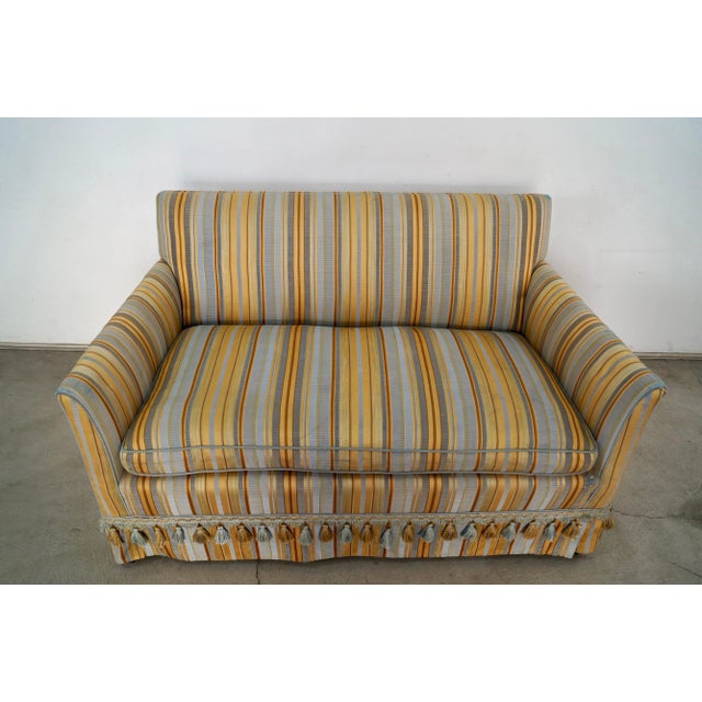 1940’s Hollywood Regency Settee Loveseat For Sale - Image 9 of 12