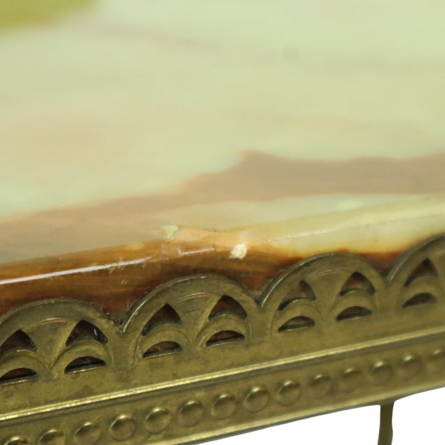 Hollywood Regency Nesting Tables in Onyx and Marble, 1950s, Set of 3 For Sale - Image 13 of 17