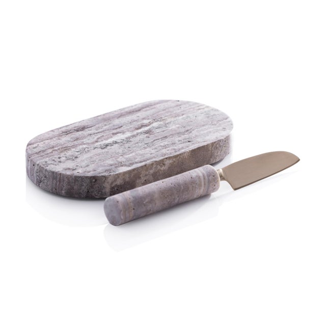 Enhance your kitchen experience with this premium marble cutting board, meticulously crafted from satin-finish marble. Its...