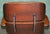 Set of Brown Leather Lounge Armchair and Ottoman with Bentwood Frame from Artsome For Sale - Image 18 of 18