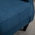 1990s Vintage Tufted Club Fabric Single Wingback Upholstered Arm Chair For Sale - Image 5 of 6