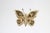 This is part of Chairish’s Costume Jewelry assortment. A lovely Gold Plate butterfly with diamante embellished wings and...