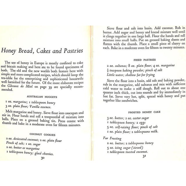 "Ambrose Heath's Honey Cookery" 1956 Heath, Ambrose For Sale - Image 9 of 9