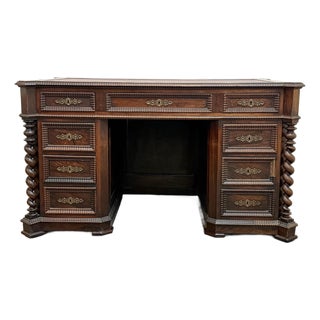 Antique Oak Desk For Sale