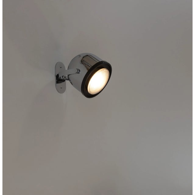 Metal Wall Lamps by Gae Aulenti and Livio Castiglioni for Stilnovo, 1970s, Set of 2 For Sale - Image 7 of 8