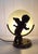 Antique Angel Slhouette Table Lamp with Brass Base, 1920 For Sale - Image 10 of 10