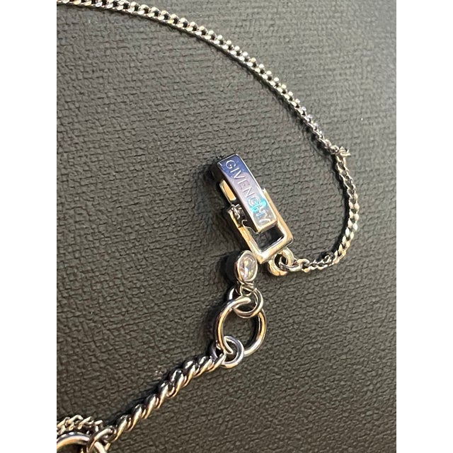 Mid-Century Modern 1980s Elegant Givenchy Crystal Necklace For Sale - Image 3 of 6
