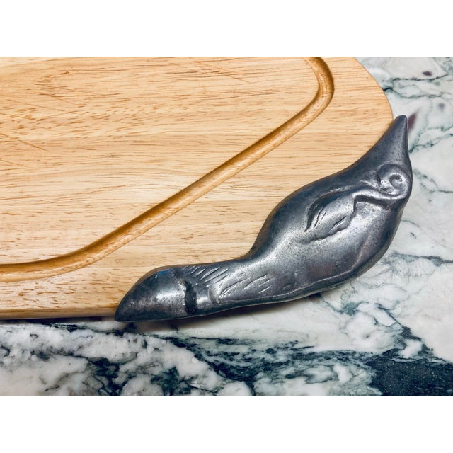 Mid-Century Modern 20th Century Carving & Serving Board Tray Platter For Sale - Image 3 of 8
