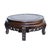 Chinese 13" Chinese Brown Wood Round Table Top Stand Display Easel For Sale - Image 3 of 4