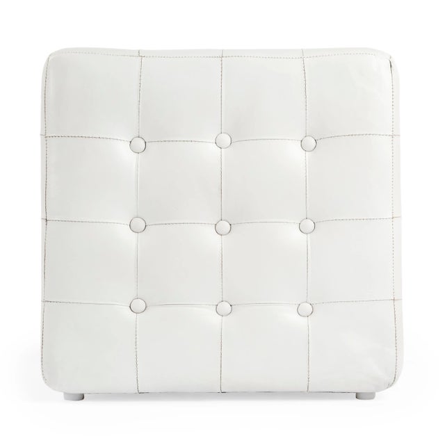This button tufted ottoman makes for an attractive and exquisite addition to any home. It is the perfect option for anyone...