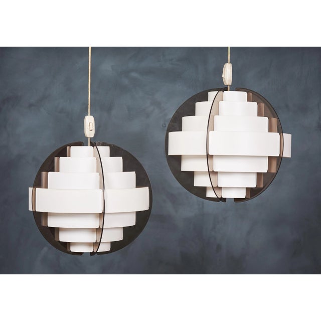 Vintage Danish Pendant Lamp by Flemming Brylle and Preben Jacobsen For Sale - Image 10 of 10