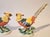 Vintage Folk Art Pheasant Figurines- A Pair For Sale - Image 13 of 18