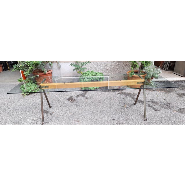 Brutalist Large Dining Table by Frate Enzo Mari Model for Driade, 1990s For Sale - Image 3 of 7