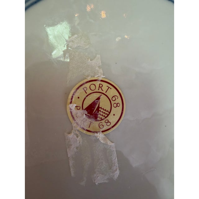 Port 68 Blue & White Chinoiserie Porcelain Centerpiece Bowl For Sale In Atlanta - Image 6 of 6