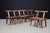 Brutalist Mountain T Dining Chairs from Aranjou, France, 1970s, Set of 8 For Sale - Image 3 of 13
