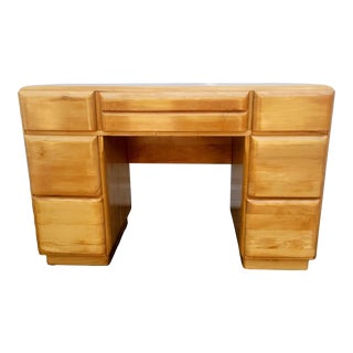 Mid 20th Century Russell Wright for Heywood Wakefield Modern 'Star Dust' Maple Desk For Sale