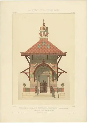 Chabat, French Pavilion of the Grande Tuilerie, 1900, Print
