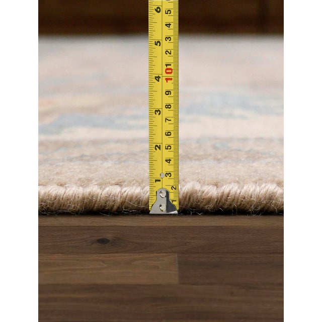 2020s Pasargad Home Oushak Beige Wool Area Rug- 7'10'' X 9'10'' For Sale - Image 5 of 6