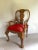 Early 20th-Century Queen Anne Child’s Chair – Mahogany Frame with Original Red Velvet Upholstery This charming early 20th-...