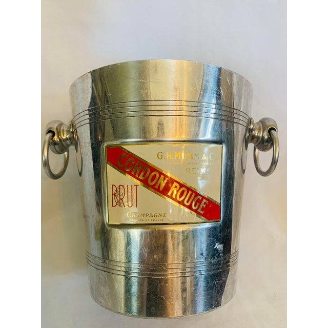 Mumm Champagne Bucket French Classic C.H Mumm Champagne Bucket French Classic C.H