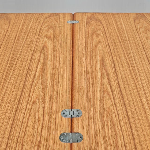 Nibay Extendable Table in Oak by Tobia and Afra Scarpa for Gavina, 1960s For Sale - Image 9 of 18