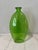 Set of 3 Hand-Blown Controlled Bubble Glass Vases Amber Amethyst Green For Sale - Image 4 of 12