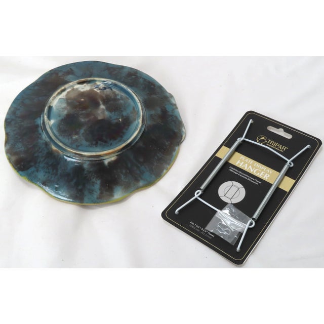 Antique Victorian Majolica Leaf & Vine Serving Dish Circa 1870s - 1880s For Sale - Image 12 of 13