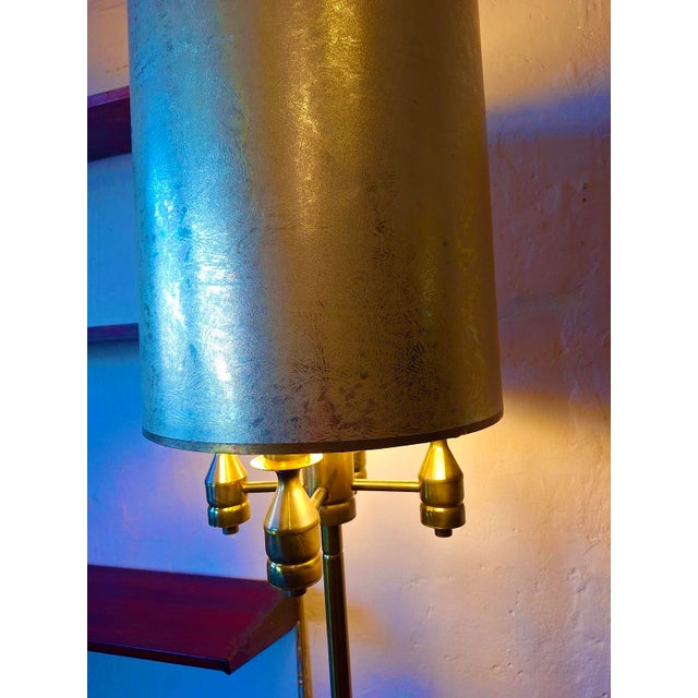 Mid-Century Modern Brutalist Brass Four-Light Floor Lamp, 1960s For Sale - Image 16 of 18