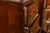 Brown Pair of Italian 1860s Walnut Petite Commodes with Three Drawers and Bun Feet For Sale - Image 8 of 12