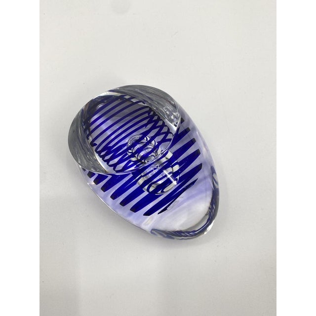 Glass Art Object / Paperweight from Studio Åhus, Sweden, 1991 For Sale - Image 6 of 18